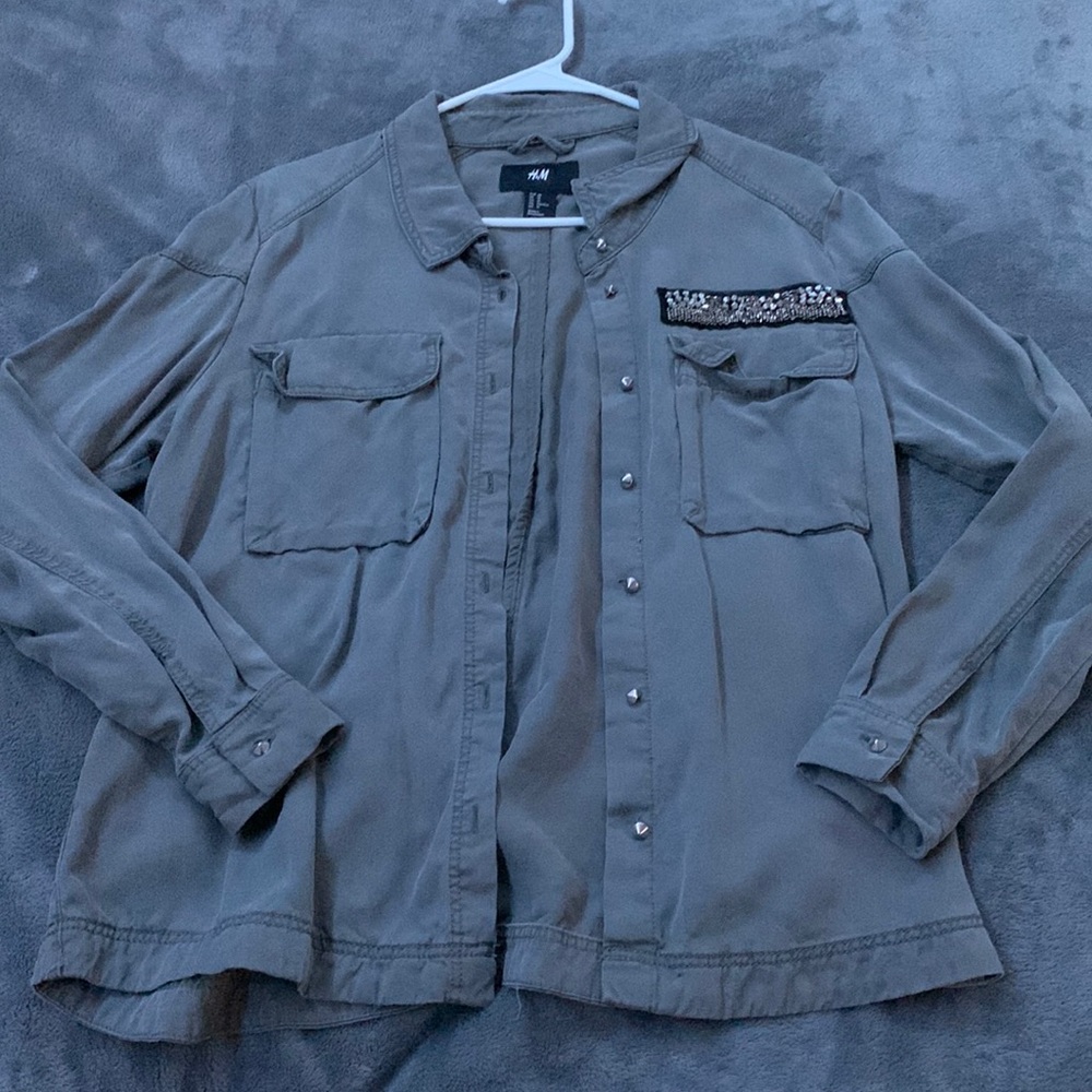 H&M long sleeve button up